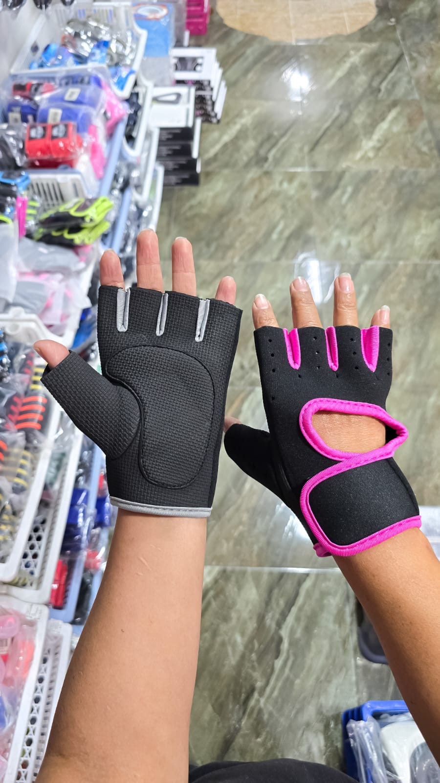 Guantes Económicos Gym Crossfit Medio Dedo – Entrenamiento Con Acolchado Antideslizante Y Cierre Ajustable