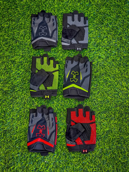 Guantes Under Armour Gym Crossfit Medio Dedo – Deportivos Unisex Con Palma Antideslizante Y Diseño Transpirable