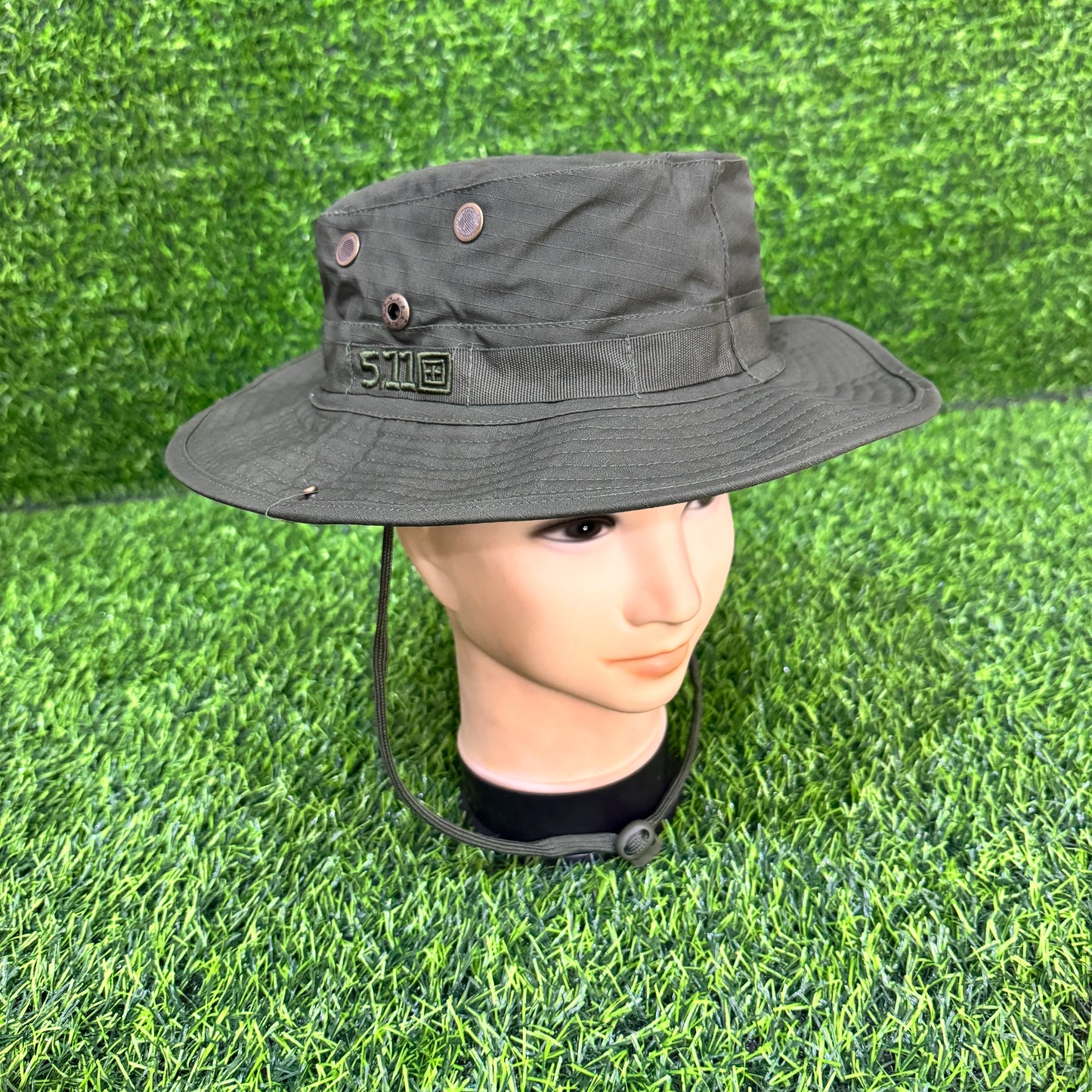 Sombrero De Pesca Y Sol – Tela Antidesgarro Con Ventilación Y Cordón Ajustable
