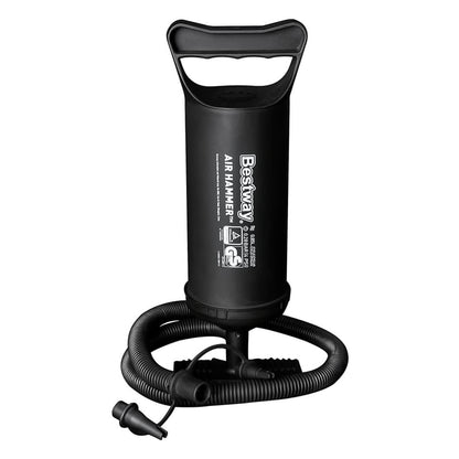 Inflador Manual Bestway 62002 Air Hammer 30cm con Adaptadores