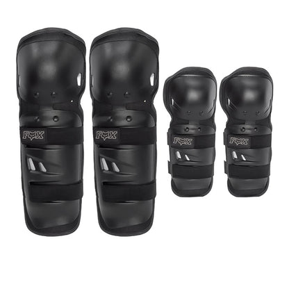 Kit De Protección Fox Para Moto/Motocross – Rodilleras, Coderas Y Soportes Reforzados Para Off-Road Y Atv