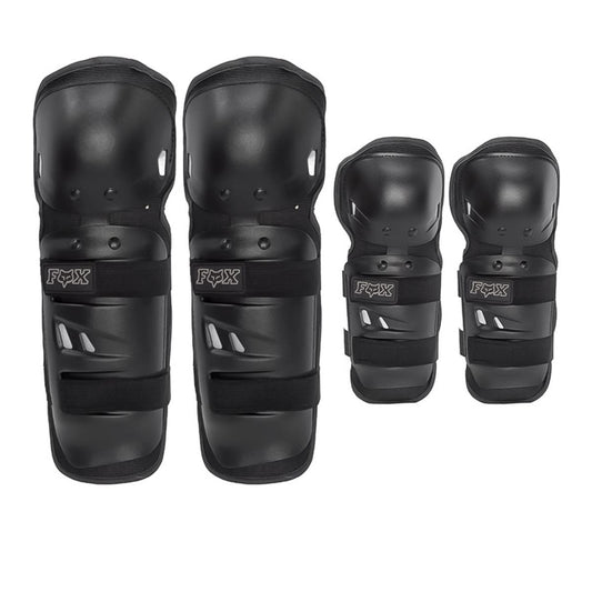 Kit De Protección Fox Para Moto/Motocross – Rodilleras, Coderas Y Soportes Reforzados Para Off-Road Y Atv