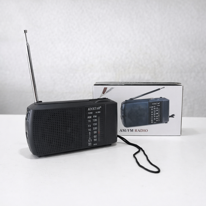 Radio Portátil AM/FM Kastar K265 – Radio Compacta Con Parlante Y Salida Para Audífonos