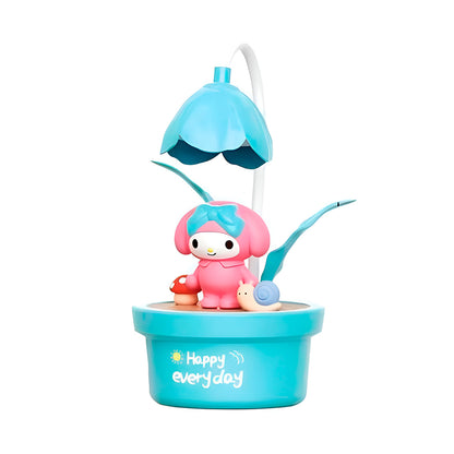 Lámpara Led De Escritorio Con Diseño De Maceta My Melody – Luz Blanca Regulable Con Brazo Flexible Y Decoración Infantil Para Niños