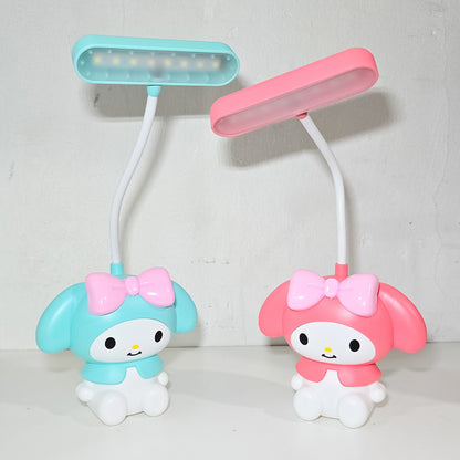 Lámpara My Melody Led Para Escritorio – Luz Recargable Con Sacapuntas Y Portalápices Integrado
