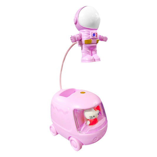 Lámpara Led Carrito Hello Kitty Recargable – 4 Modos De Luz Con Diseño Astronauta Decorativo