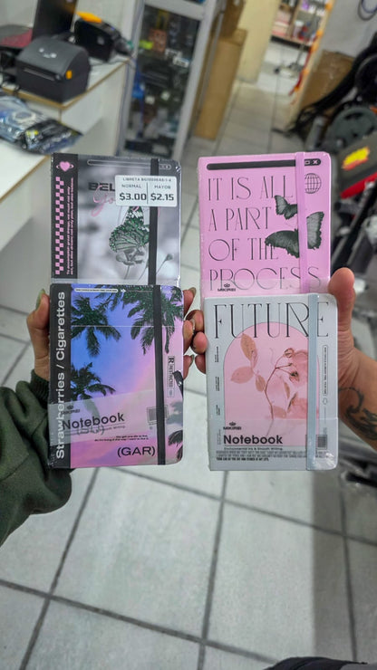 Libreta 96 Hojas Pasta Dura Con Cinta Separadora – Diseño Compacto Ideal Para Oficina, Estudio O Uso Personal