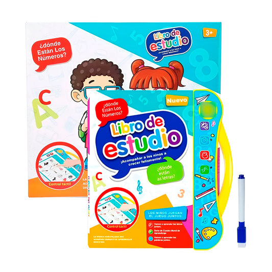 Libro De Estudio Electrónico Sonido Español Inglés Juguetes Bebés Niños