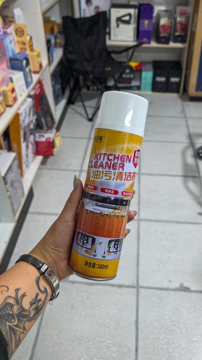 Limpiador En Espuma Antigrasa Para Cocina 500ml – Desengrasa, Limpia Y Protege Superficies Difíciles