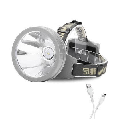 Linterna Frontal Led Recargable Con Power Bank – Alta Potencia, 3 Modos De Luz Y Cable Usb Incluido