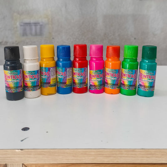Pinturas Para Carnaval Pinticas 30gr – Colores Surtidos Para Rostro Y Cuerpo