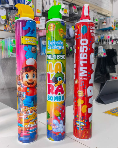 Espuma De Carnaval Extra Grande 710 G Aroma A Chicle – Carioca No Mancha Para Fiestas Y Eventos Familiares