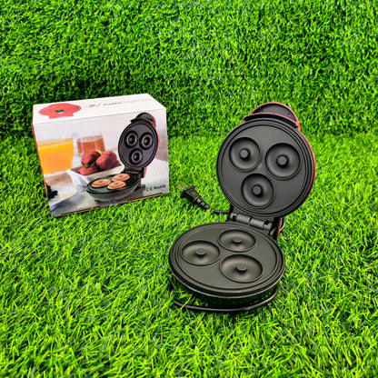 Mini Máquina De Donas 3 Unidades 350W Antiadherente – Ideal Para Preparar Donas Caseras En Minutos