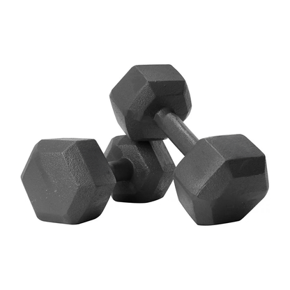 Mancuernas Hexagonales De Hierro Fundido Nacional – Pesas De 5 A 50 Lbs Para Entrenamiento De Fuerza
