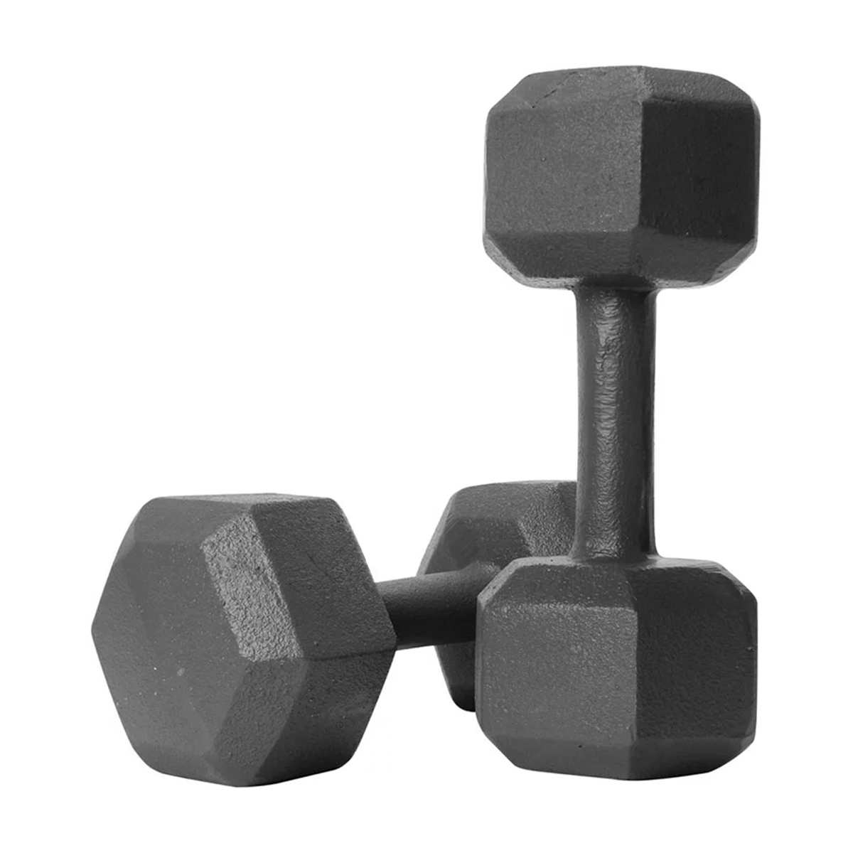 Mancuernas Hexagonales De Hierro Fundido Nacional – Pesas De 5 A 50 Lbs Para Entrenamiento De Fuerza