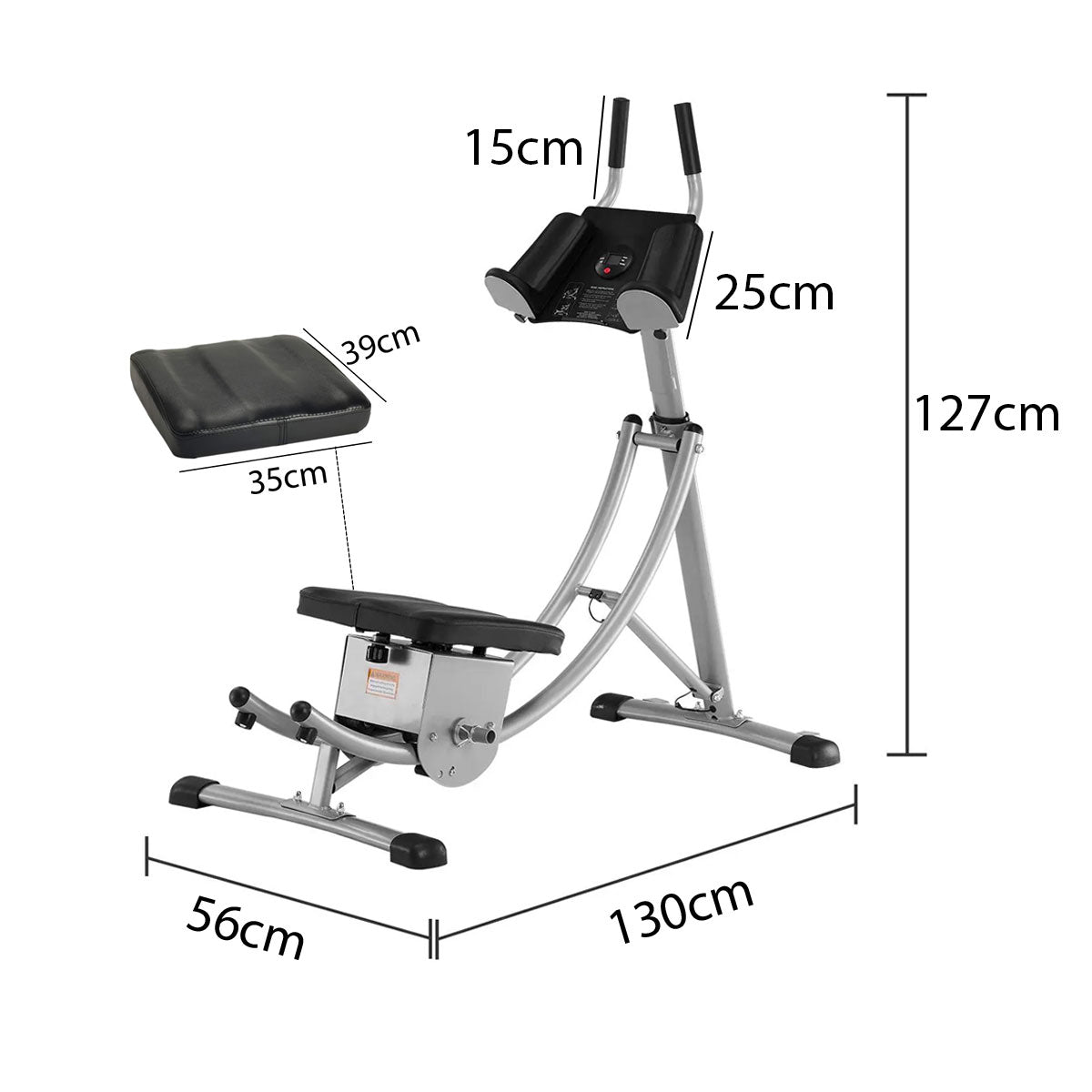 Máquina Abdominal Ab Coaster – Equipo Para Ejercicio De Abdomen, Core y Entrenamiento Fitness En Casa