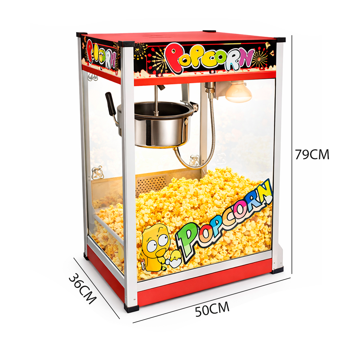 Máquina Canguilera Eléctrica – Máquina Para Palomitas De Maíz Profesional Para Hogar, Fiestas y Eventos