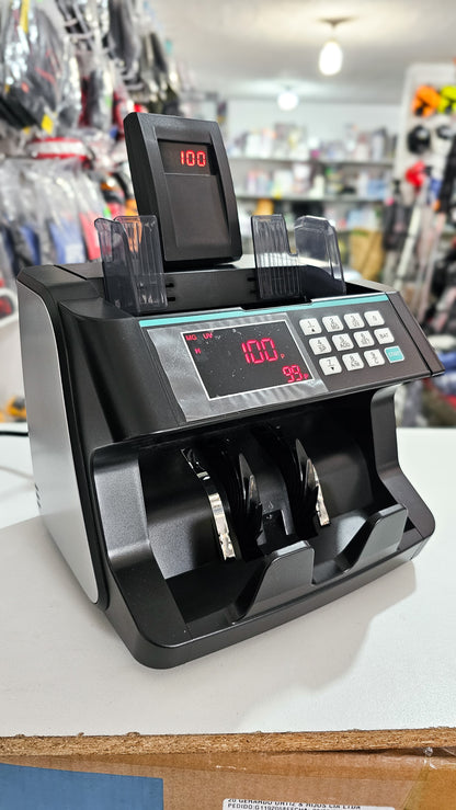 Máquina Contadora Y Detectora De Billetes – Pantalla Externa, Detección UV, MG E Infrarrojo Para Monedas USD Y Más
