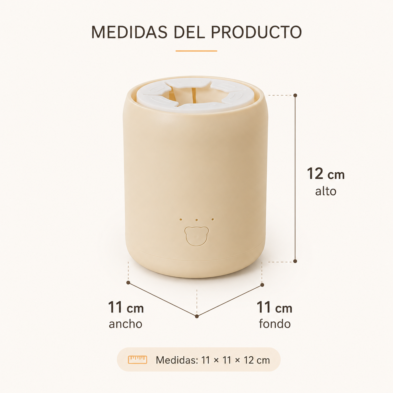 Mezclador Automático de Biberón Recargable TS101 con 3 Velocidades
