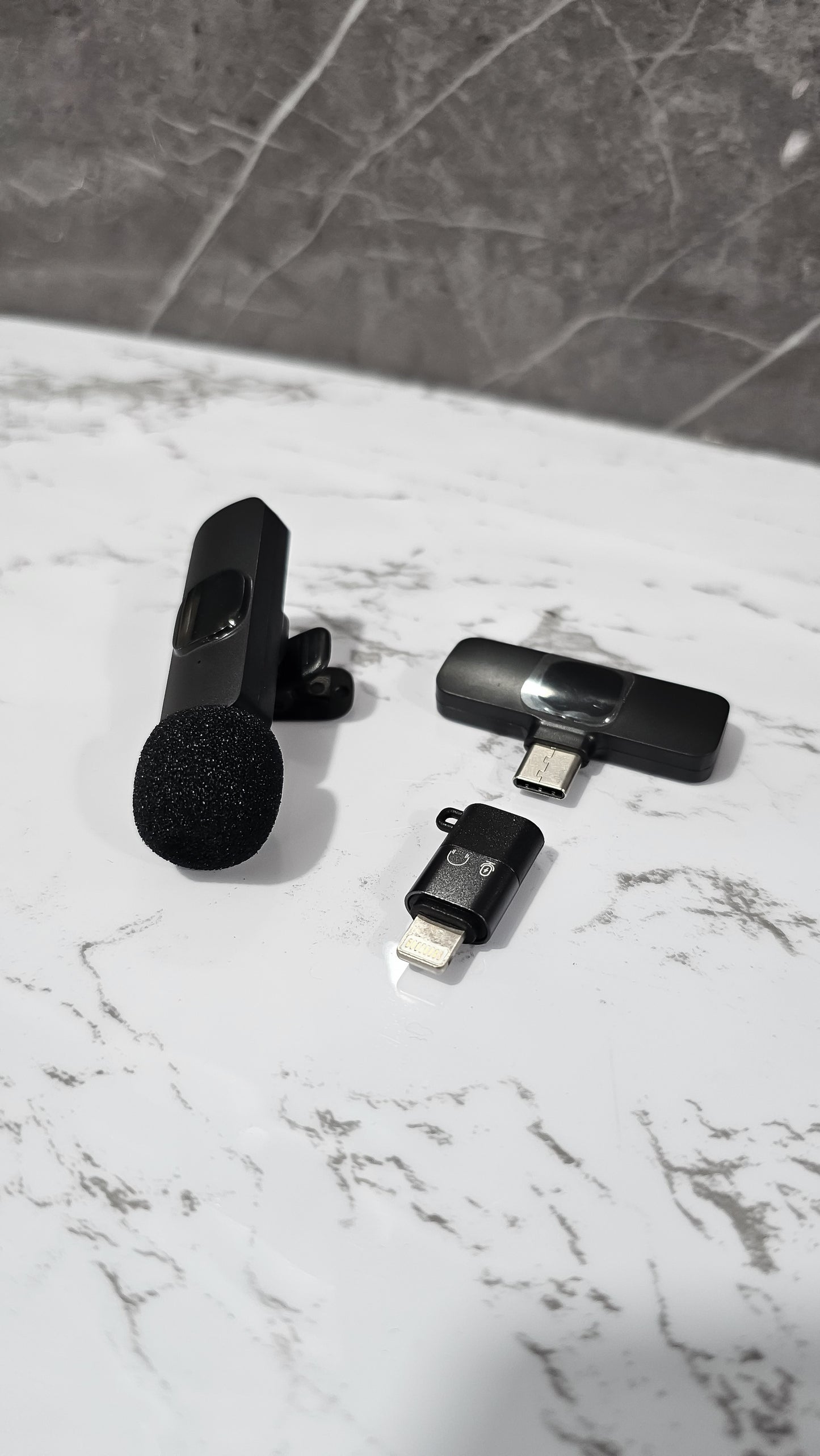 Micrófono Inalámbrico de Solapa para Celular – Compatible con iPhone y Android