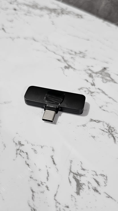 Micrófono Inalámbrico de Solapa para Celular – Compatible con iPhone y Android