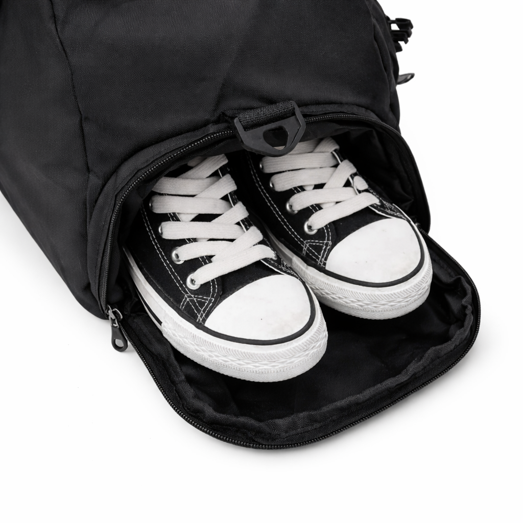 Bolso T60 Deportivo 3 En 1 Con Compartimento Para Zapatos – Mochila Y Bandolera Para Gimnasio Y Viajes