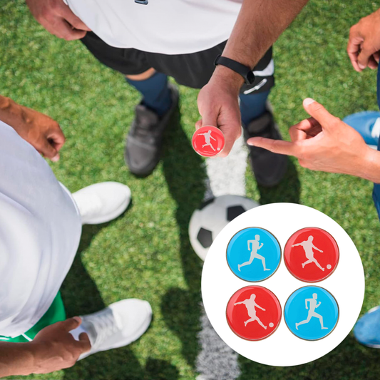 Moneda Para Árbitro Deportivo – Doble Cara Con Diseños Para Sorteo En Fútbol, Atletismo U Otros Deportes