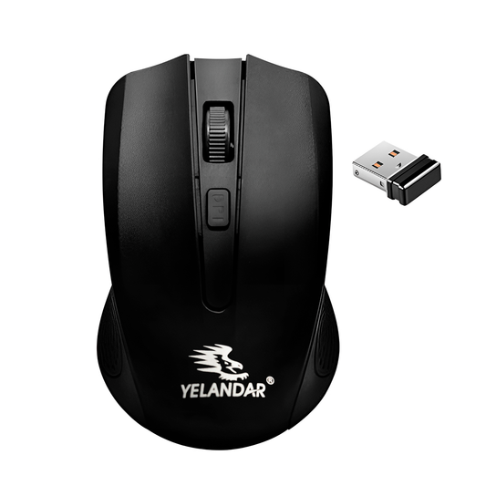 Mouse Inalámbrico Usb Ergonómico Yelandar – Diseño Compacto Y Preciso Para Oficina O Estudio