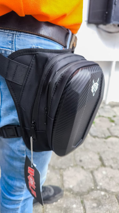 Muslera De Moto Wolf Tipo Piernera – Canguro Resistente Con 4 Bolsillos, Material Eva Impermeable Y Ajuste Ergonómico