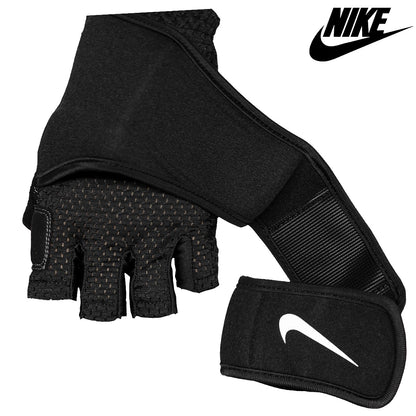 Guantes Nike Deportivos Gym Crossfit Bicicleta – Medio Dedo Con Agarre Antideslizante Y Correa Ajustable