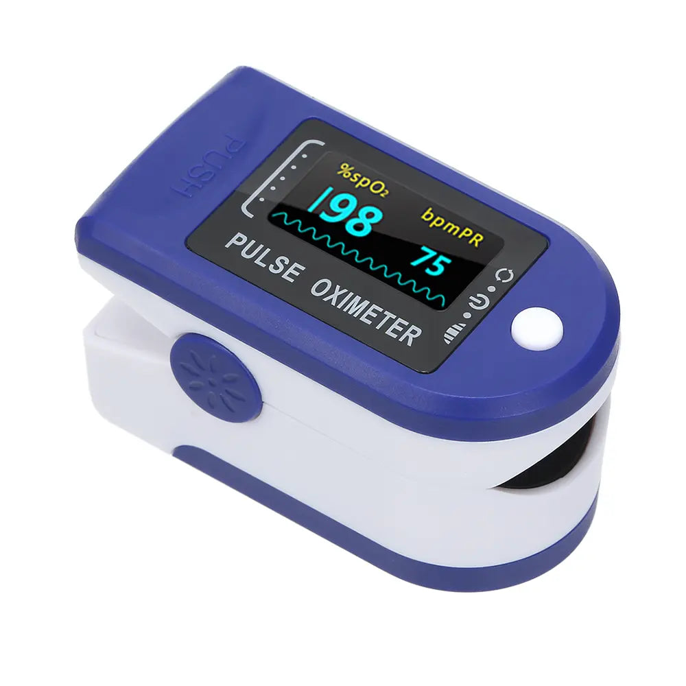 Oxímetro De Pulso Digital De Dedo – Medidor Portátil De Saturación De Oxígeno Y Frecuencia Cardíaca