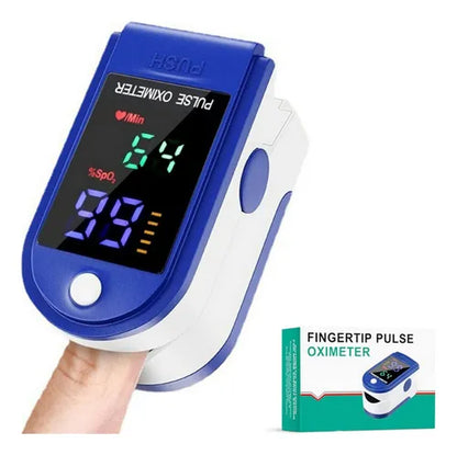Oxímetro De Pulso Digital De Dedo – Medidor Portátil De Saturación De Oxígeno Y Frecuencia Cardíaca