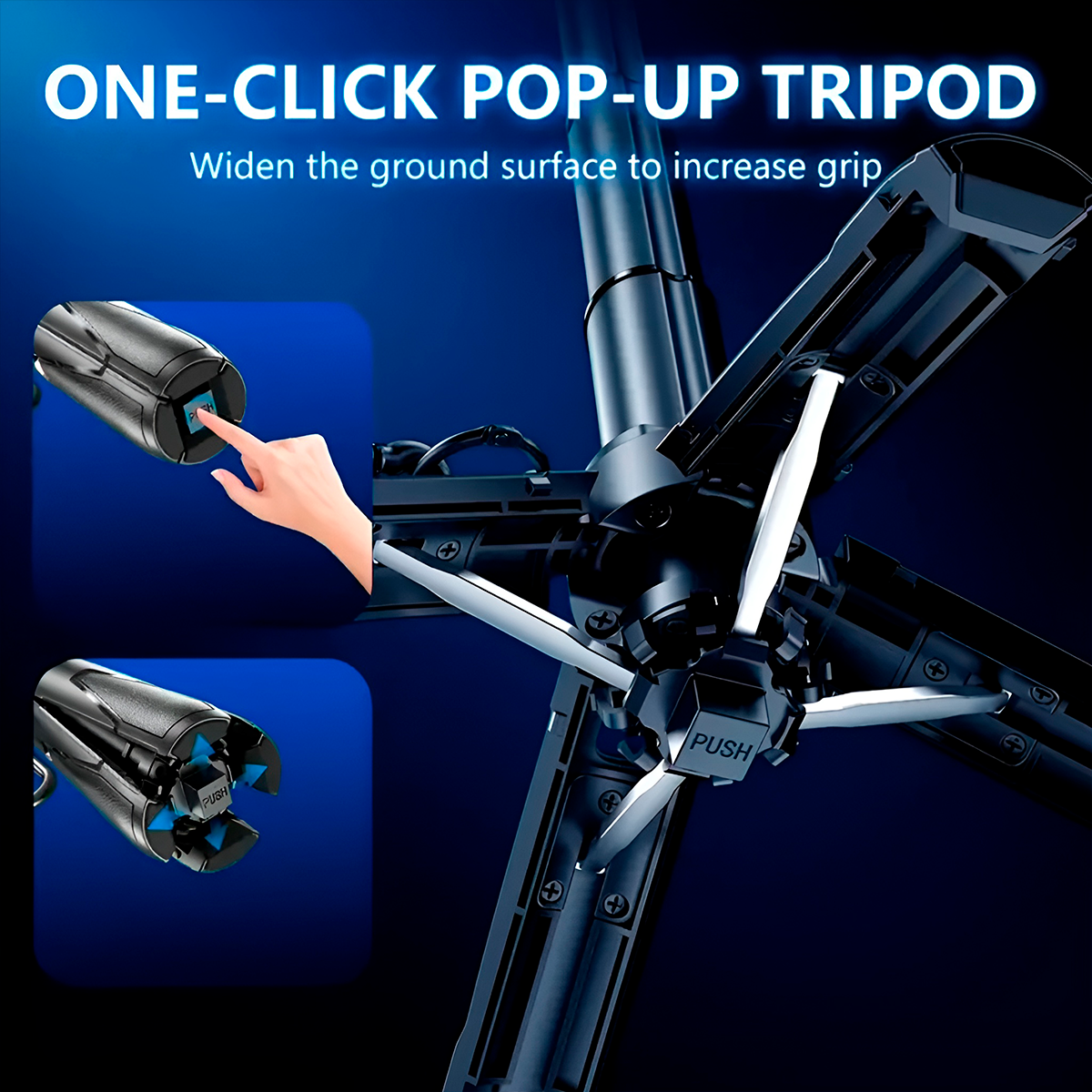 Palo Selfie Retráctil Con Trípode Y Control Remoto – Soporte Giratorio 360° Para Teléfonos Inteligentes