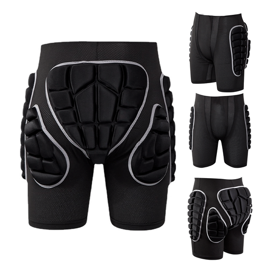 Pantaloneta Short Pantalón Corto Acolchado Deportivo – Protector De Cadera Y Coxis Con Almohadilla Transpirable Para Deportes Extremos