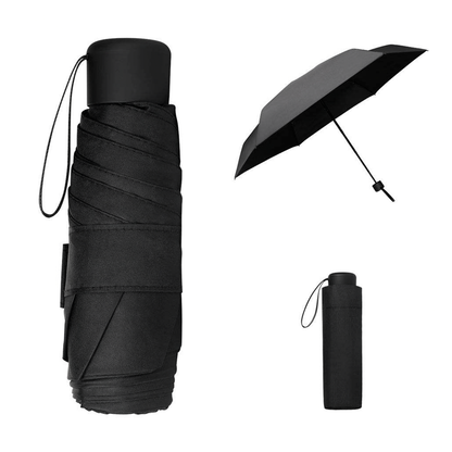Paraguas Mini Compacto Plegable – Sombrilla Portátil Resistente Al Agua Para Lluvia Y Sol