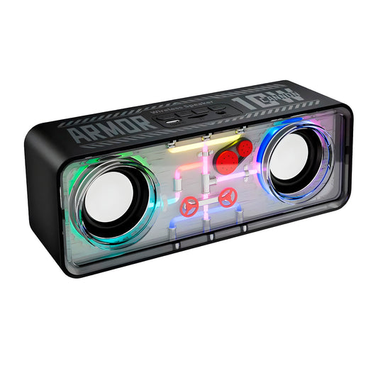 Parlante Bluetooth Retro Excelente Sonido Con Luz Led