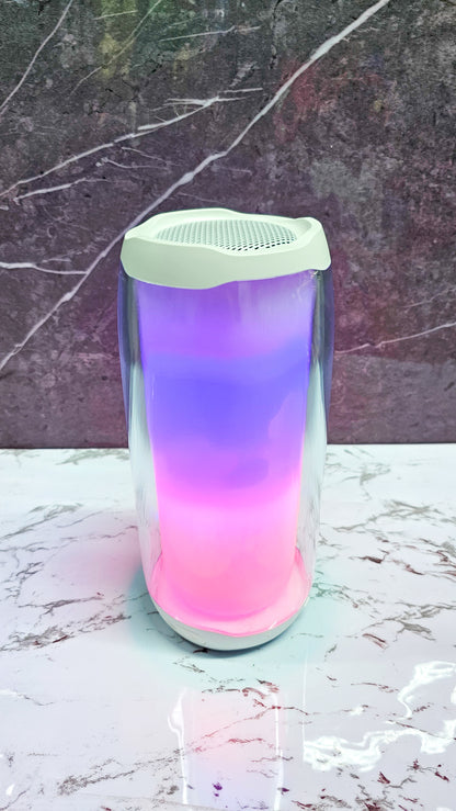 Parlante Bluetooth Pulse4 Con Luces LED 360° – Sonido Envolvente, Resistente Al Agua E Ideal Para Fiestas O Uso Diario