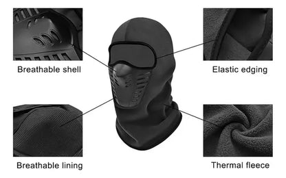 Pasamontañas Termico A Prueba De Viento Mascara Protector Hombre/Mujer