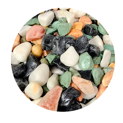 Piedras Decorativas Naturales Multicolor Para Jardín Y Hogar 593-23 – Ideal Para Acuarios, Macetas Y Manualidades