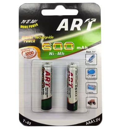 Pack De 20 Pilas AAA Recargables: 1100mAh, Baja Autodescarga Y Sin Efecto Memoria (para Juguetes, Mandos, Etc.)