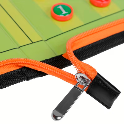 Pizarra Táctica Magnética De Fútbol Con Cierre – Carpeta Plegable Con Fichas Y Marcador Para Entrenadores