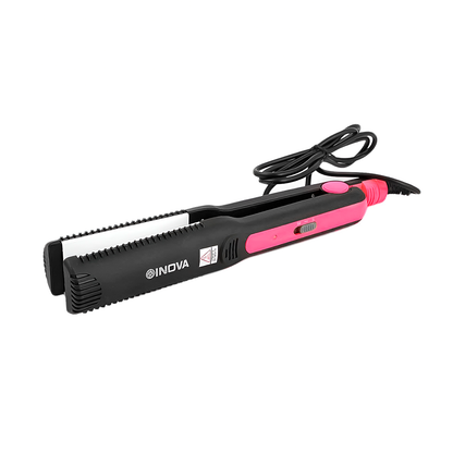 Plancha Alisadora De Cabello Inova Con Placas De Cerámica – Temperatura Ajustable Para Todo Tipo De Cabello