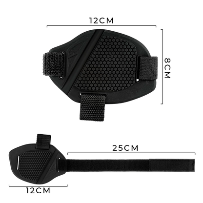 Protector De Zapato Para Moto Con Velcro Ajustable – Cuida El Calzado Del Desgaste De La Palanca De Cambios