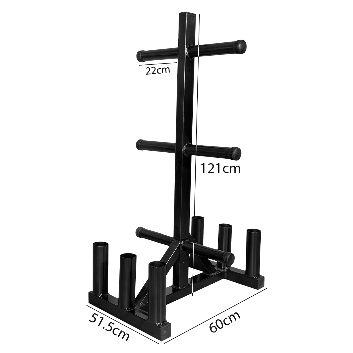 Rack Porta Pesas Olímpico – Soporte Metálico Para Discos Y Barras Con Capacidad De 300 Kg