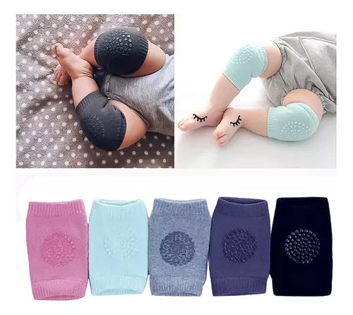 Rodilleras Antideslizantes Para Bebés – Protectores Elásticos De Gateo Suaves Y Transpirables Con Almohadilla Antigolpes