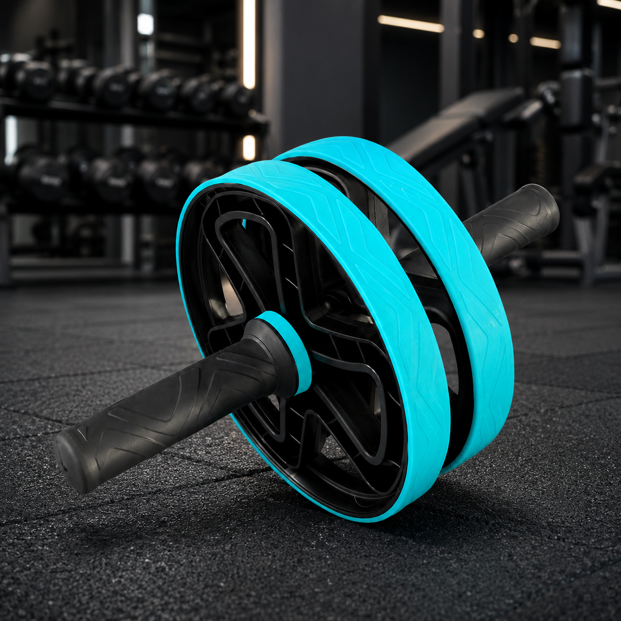 Rueda Abdominal Doble GO Sport para Ejercicio de Core y Abdomen