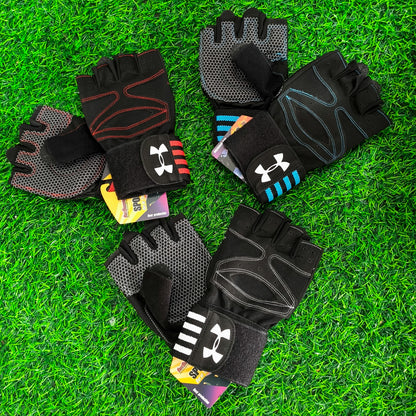 Guantes De Entrenamiento Under Para Gimnasio Con Muñequera – Guantes Deportivos Con Agarre Antideslizante Y Protección De Palma