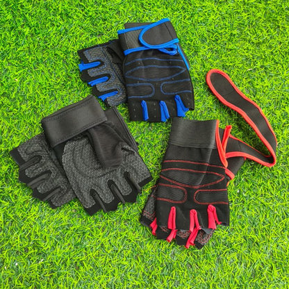 Guantes Transpirables Gym Bicicleta Crossfit – Agarre Seguro Y Ajuste Elástico Con Almohadilla En La Palma