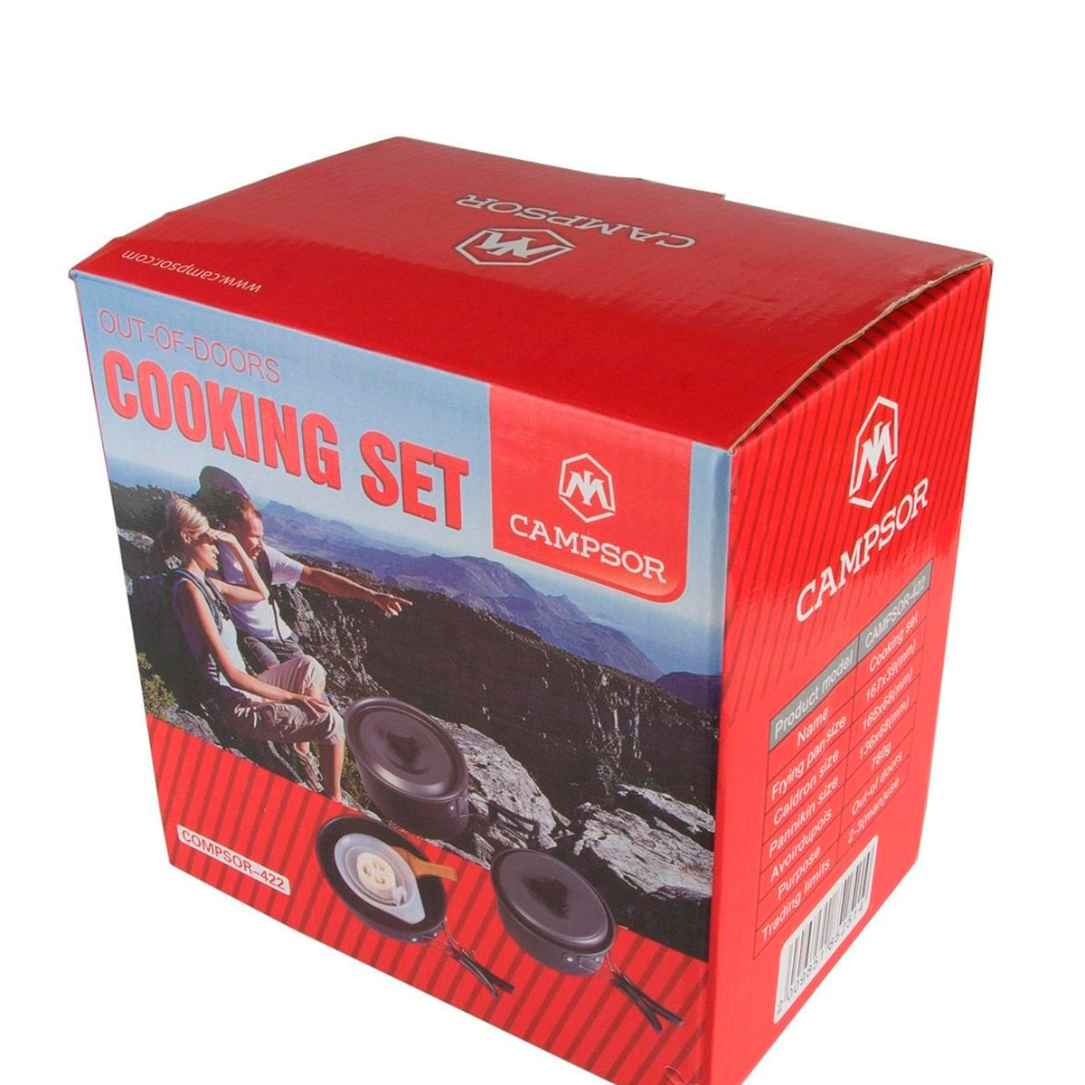 Set Ollas Camping Tactico Fogones Cocinillas Gas Olla 422