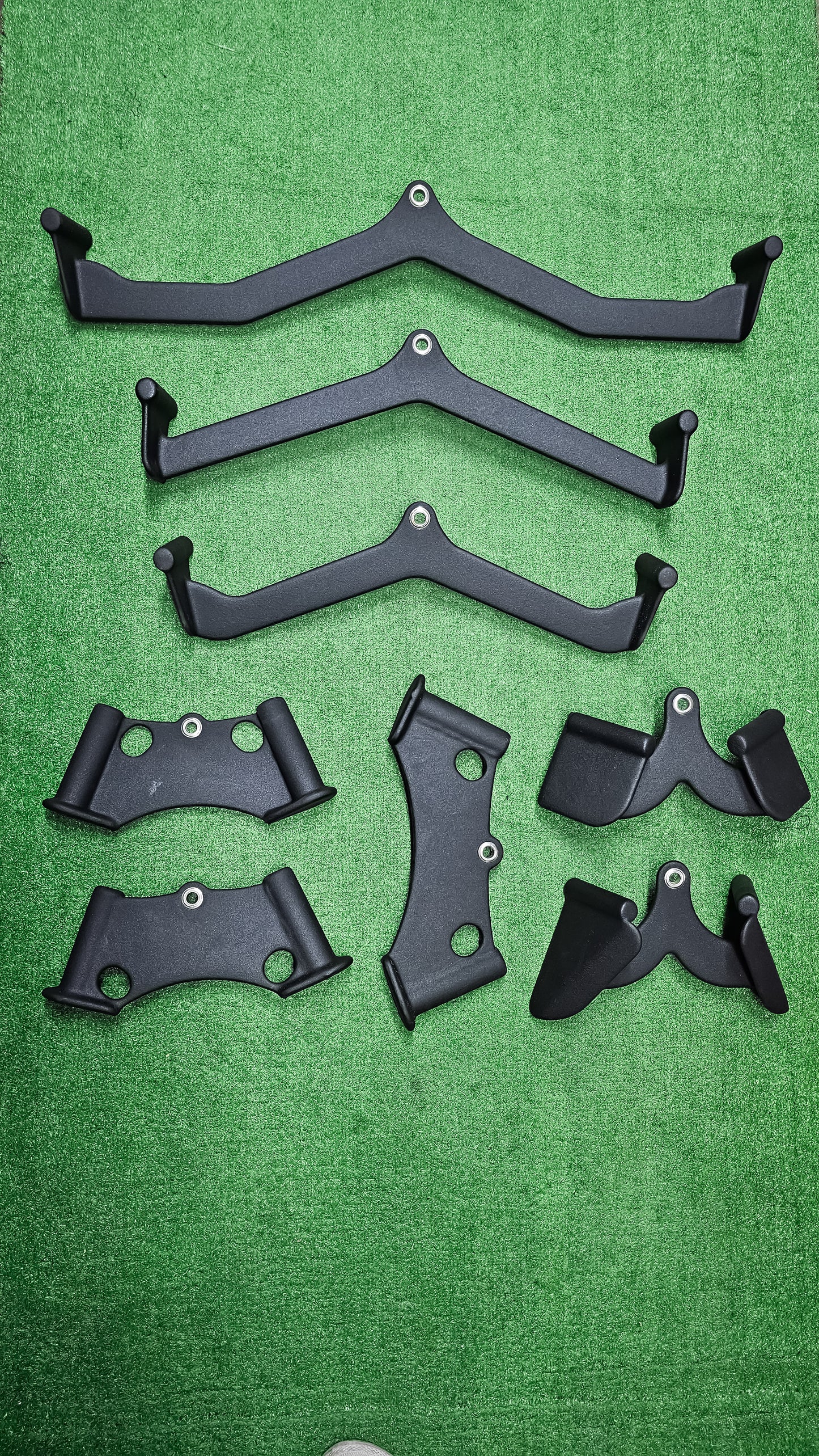 Set De 8 Acoples De Polea Ergonómicos – Agarres Antideslizantes Para Entrenamiento En Máquina De Gimnasio